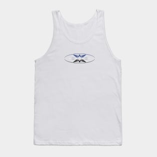 ABSTRACT DRAWING. BLUE WHITE BLACK. SAMER BRASIL Tank Top